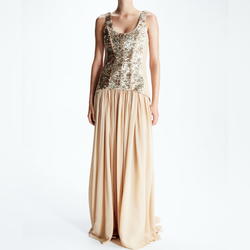 Spangled corset dress m